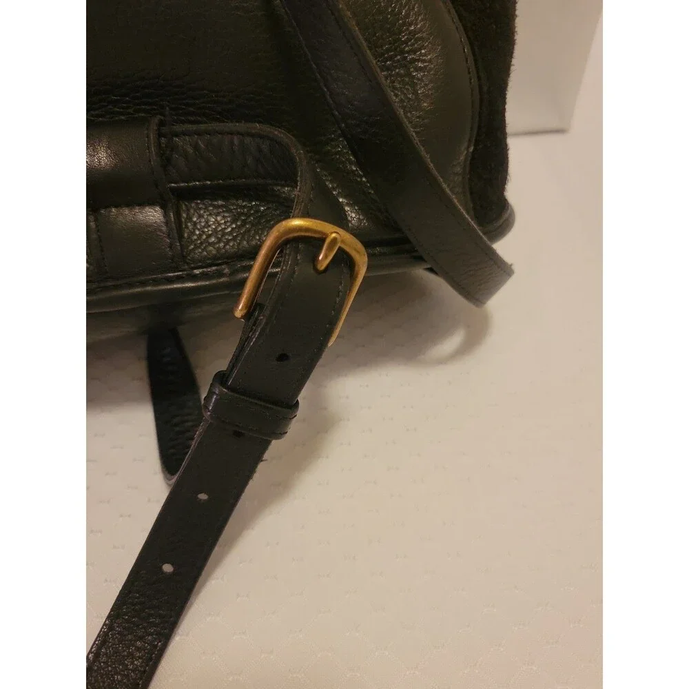 COACH The Berkeley Series Vintage Black Pebble Leather Backpack Authentic Rare